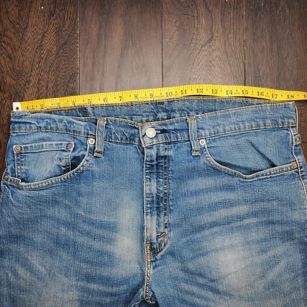 Levis 559 Jeans Mens 36x32 Blue Regular Fit Straight Leg Denim Pants 100% Cotton